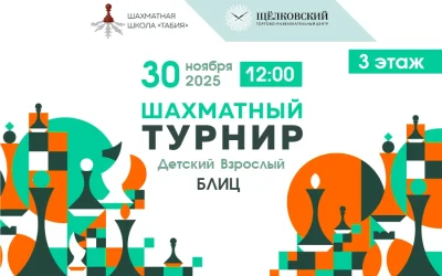 Шахматный турнир в ТРЦ Щёлковский 30 ноября 2025 года